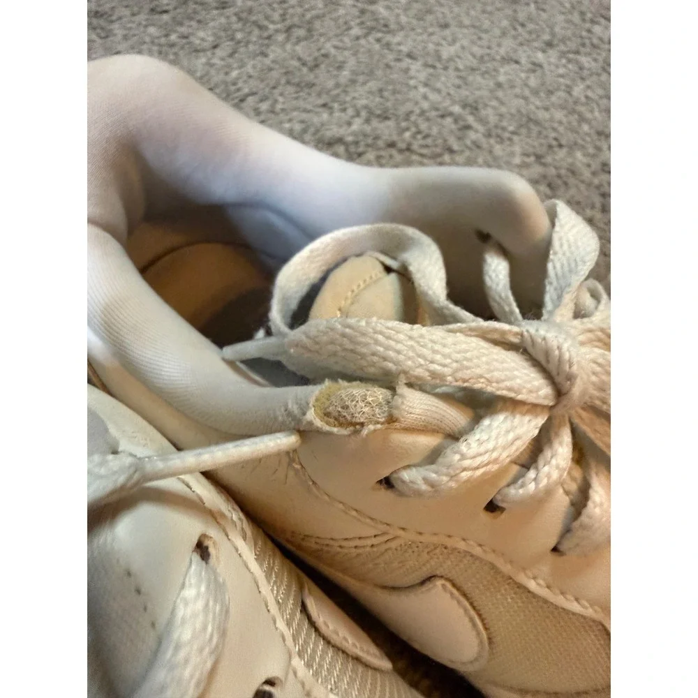 Nike Air Force 1 Low White Canvas Leather‎ Men's Casual Sneakers Size 7